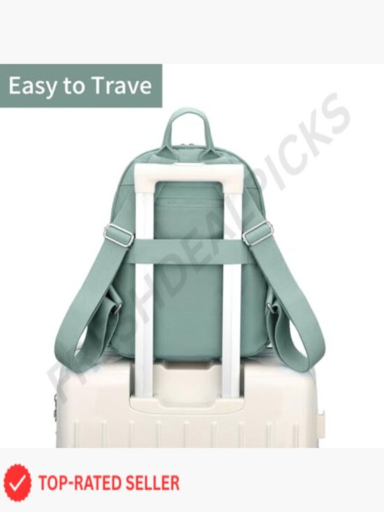 Mini Nylon Backpack Casual Lightweight Travel Daypack 11L Adjustable Straps